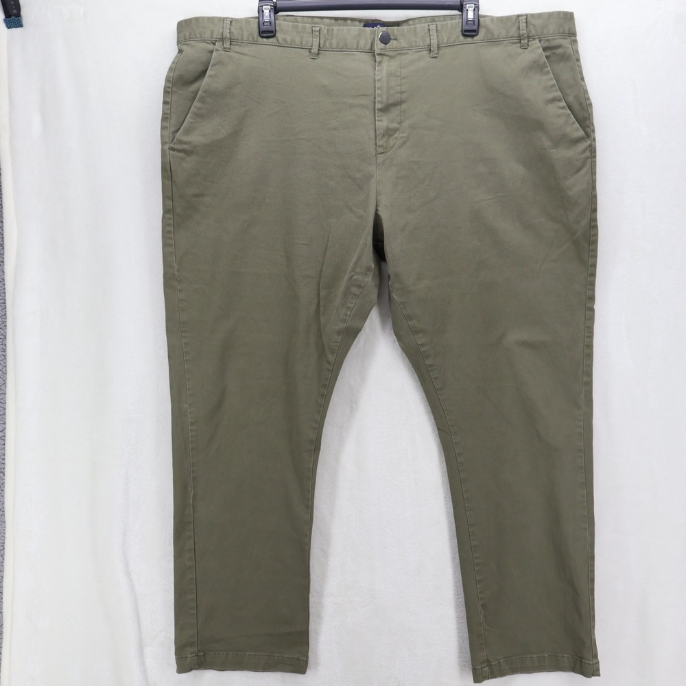Bad Rhino Mens Olive Green Stretch Chino Pants Size 52 Style 204903 Casual Work